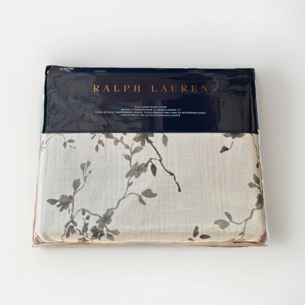 Munroe Duvet & Sham Collection - True Charcoal- Exclusive $470 NWT